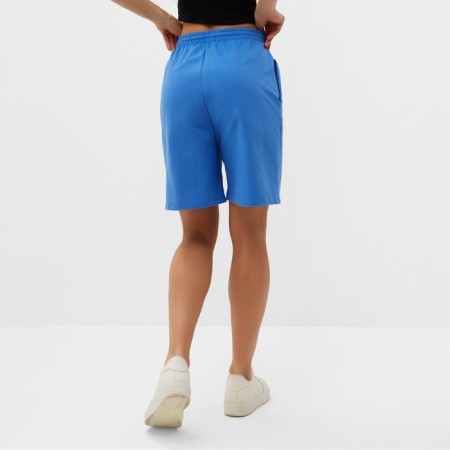 Women's shorts, blue color, size 42-1