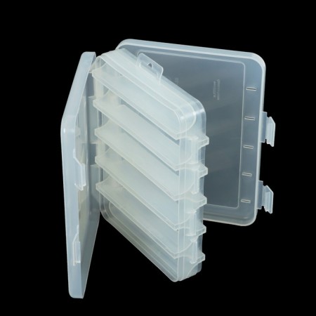 Box for wobblers and balancers VB-3, 2-way, 5+5 departments, 200 x 160 x 45 mm, white-2