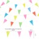 Hirland flags, L-80 m, (150 flags), 15 x 26 cm flag