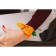 Needle on the bracelet "Carrot", 23 × 4.5 cm, color orange color