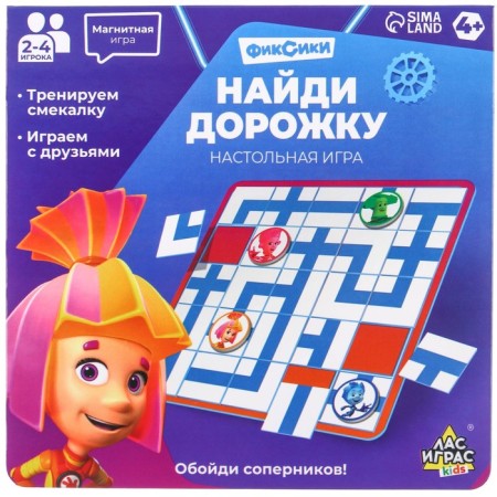 Magnetic game-labyrinth "Find the path", fixiki