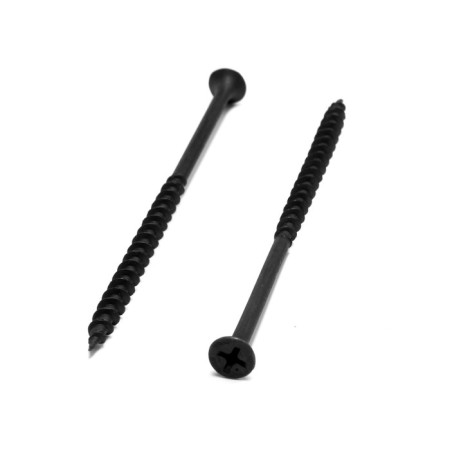 Wood self -tapping screw, 4.8x102 mm, large step, phosphate, 200 pcs-2