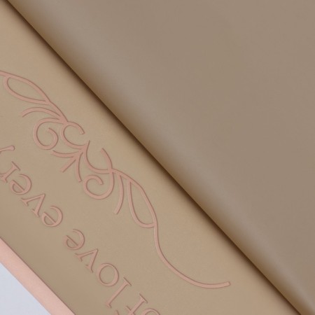Matte film "Touch of love" beige, 0.58 x 0.58 m-1