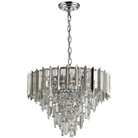 Crystal Crystal chandelier amman 8xe14 40w, size 52x52x59-108 cm, color chromium