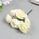 Flowers for decorating "tea roses" 1 bouquet = 6 colors 9.5 cm cream
