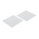 Furniture pad Tundra, 85 x 85 mm, square, white, 2 pcs.