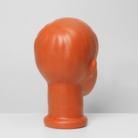 Children's head "Boy", Orange color-2