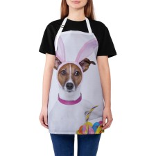 Apron of a kitchen with a photo print 