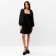 Women's dress with a bow Mist, p. S, black