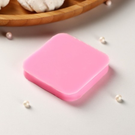 Mold Sweet, silicone, 6 × 6 × 1 cm, pink color-3