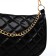 Bag Baget with a zipper, black color