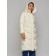 Coat insulated winter female, size 50, light-beige color