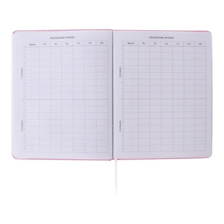 Universal diary for grade 1-11 Bear King, solid cover, artificial leather, foam rubber, silkography, liesse, 80 g/m2-4
