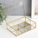 Organizer Casket Glass for the little things "minimalism" 6x16.5x23 cm