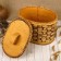 Khlobitsa wicker, oval, 27x18x22 cm, birch bark