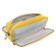 School pencil case on the zipper 3-section, yellow