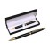 Gift handle, ball "classic" in the leatherette case, rotary, black body with gold