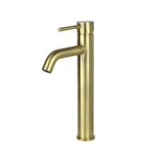 Bronze de Luxe Scandi 1452br shell mixer, one -sided, pour 134 mm, bronze