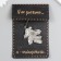 Frill metal "Liszt" silver 5.1x6.7 cm
