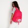 Backpack school textile "anime", with a pocket, pink color