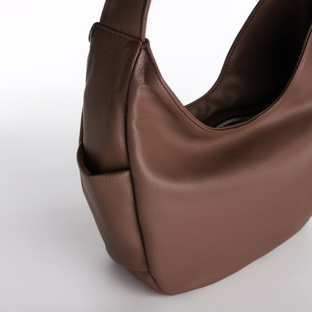 Female bag Textura, bag, large size, brown color-3