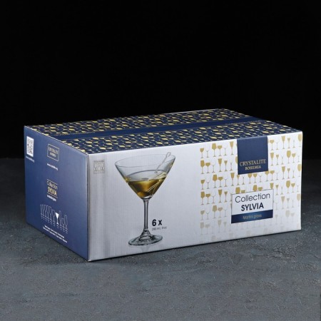 Set of glasses for martini Sylvia, 280 ml, 6 pcs-1