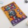 Cardboard of color A4, 8 sheets 8 flowers non -unilateral “September 1: Smart raccoon”