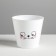 Pot for flowers, Kashpo "Muzzle", 0.8 l, 11 x 12 cm