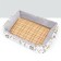 Animal bed, double-sided pillow, 60 x 45 x 15 cm, gray-white