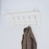 Ban with the Toronto 21 shelf, 67 × 27 × 27 cm, 5 double hooks, white color