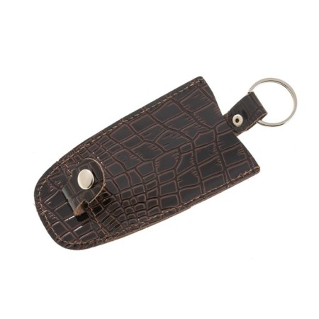 Key on the button, length 11.5 cm, brown color-1