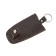 Key on the button, length 11.5 cm, brown color