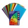 Cardboard of color A4, 15 sheets, 15 colors, in the Rainbow folder, gold+silver, coated 240 g/m2