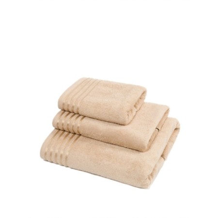 Terry towel Bio-Textiles, 380 gr, size 50x90 cm, beige color-2