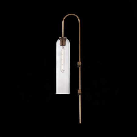Wall lamp ST LUCE. SL1145.341.01. Callana. 1x60 watts, E27, 10x78 cm, brass color-3