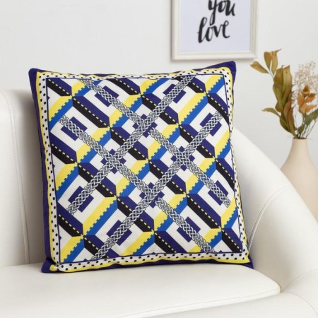 Pillowcase decorative Ethel "monogram", size, 45x45 cm-3