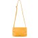 Bag Cross-Bodi claim. Kozh, lightning department, yellow color 29x13x18.5cm