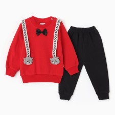 Kit for children, red color, height 74 cm