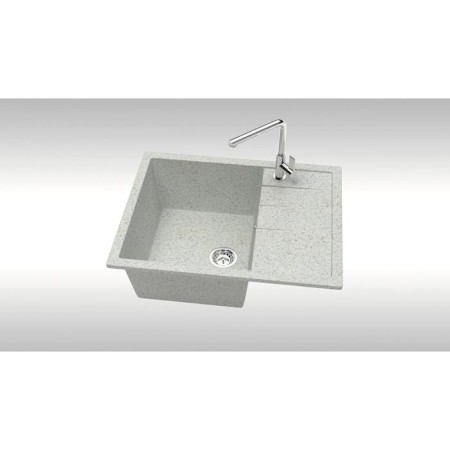 Kitchen is a kitchen from Zett Lab stone. 151/Q10, 645x505x218 mm, matte, mortise, light gray