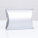 Folding box, pillow, silver, 11 x 8 x 2 cm,