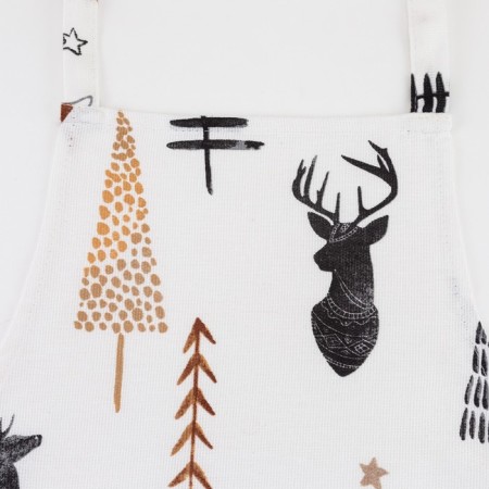 Apron "Dolyana" X-Mas 60x65cm, 100%HL, Rogozhka 164 g/m2-1