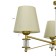 Chandelier 1091/3GD 40W E27 gold 60x60x38-78 cm