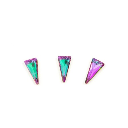 Rhinestones for the design of TNL "PIKA", emerald purple, 10 pcs