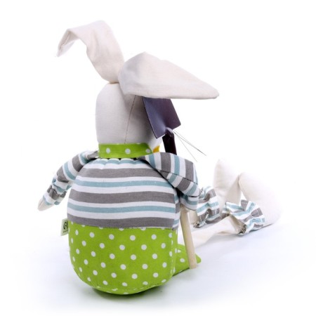 Soft toy "White Rabbit", with a spatula-2