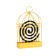A spiral stand for mosquitoes, for incense, metal, "golden cage"