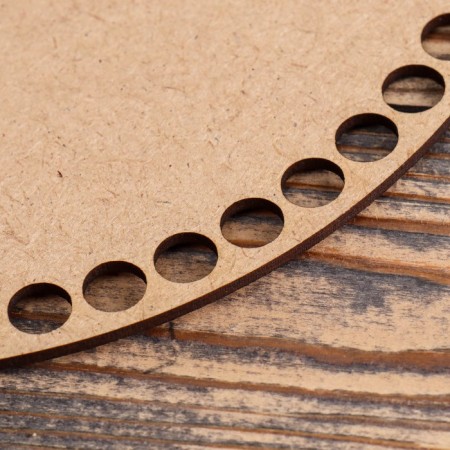 Circle billet "Circle", bottom of the HDF brown smooth, 25 cm, d = 9mm-1