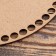 Circle billet "Circle", bottom of the HDF brown smooth, 25 cm, d = 9mm
