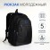 Youth backpack on lightning, 5 pockets, black/blue color