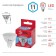 LED LED era Red Line "Sofit", 11 W, GU5.3, 880 lm, 4000k, glow of white