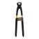 Ticks knitting tundra, CRV, straight rubberized handles, 250 mm
